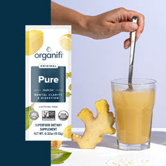 3-pack Organifi Pure Smart Packs box with branding