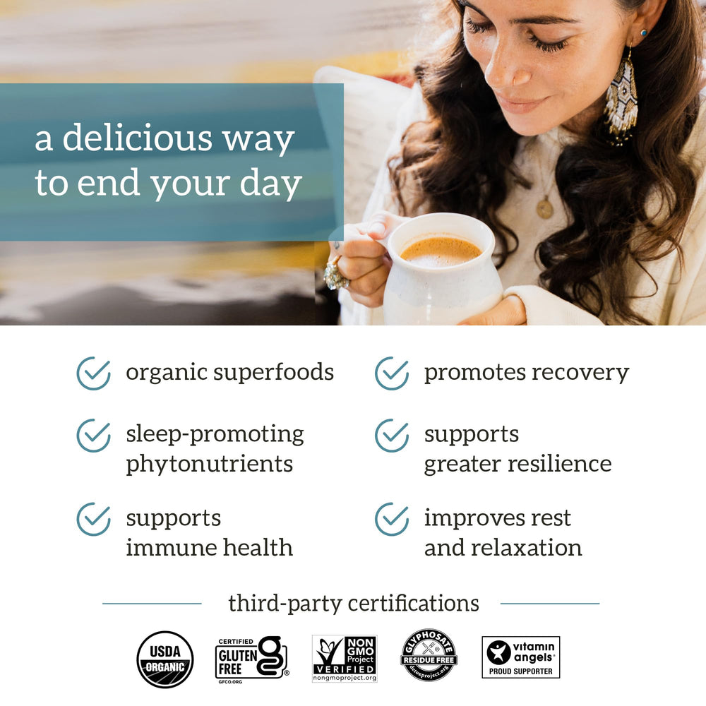 Vegan organic superfood blends included in the box