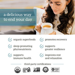 Vegan organic superfood blends included in the box