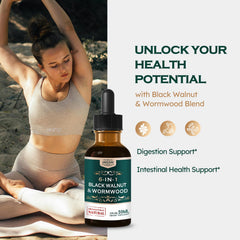 Herbal blend featuring cloves, garlic, and thyme for digestion