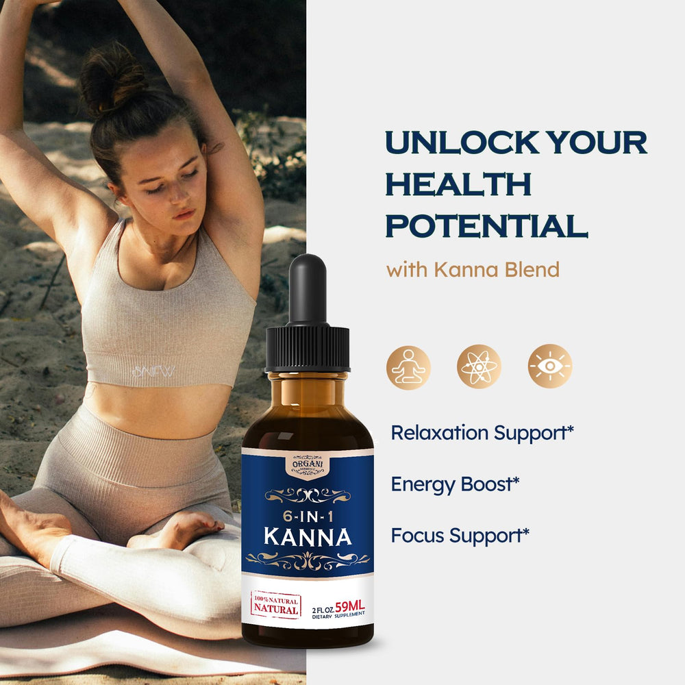 Close-up of dropper with Kanna tincture