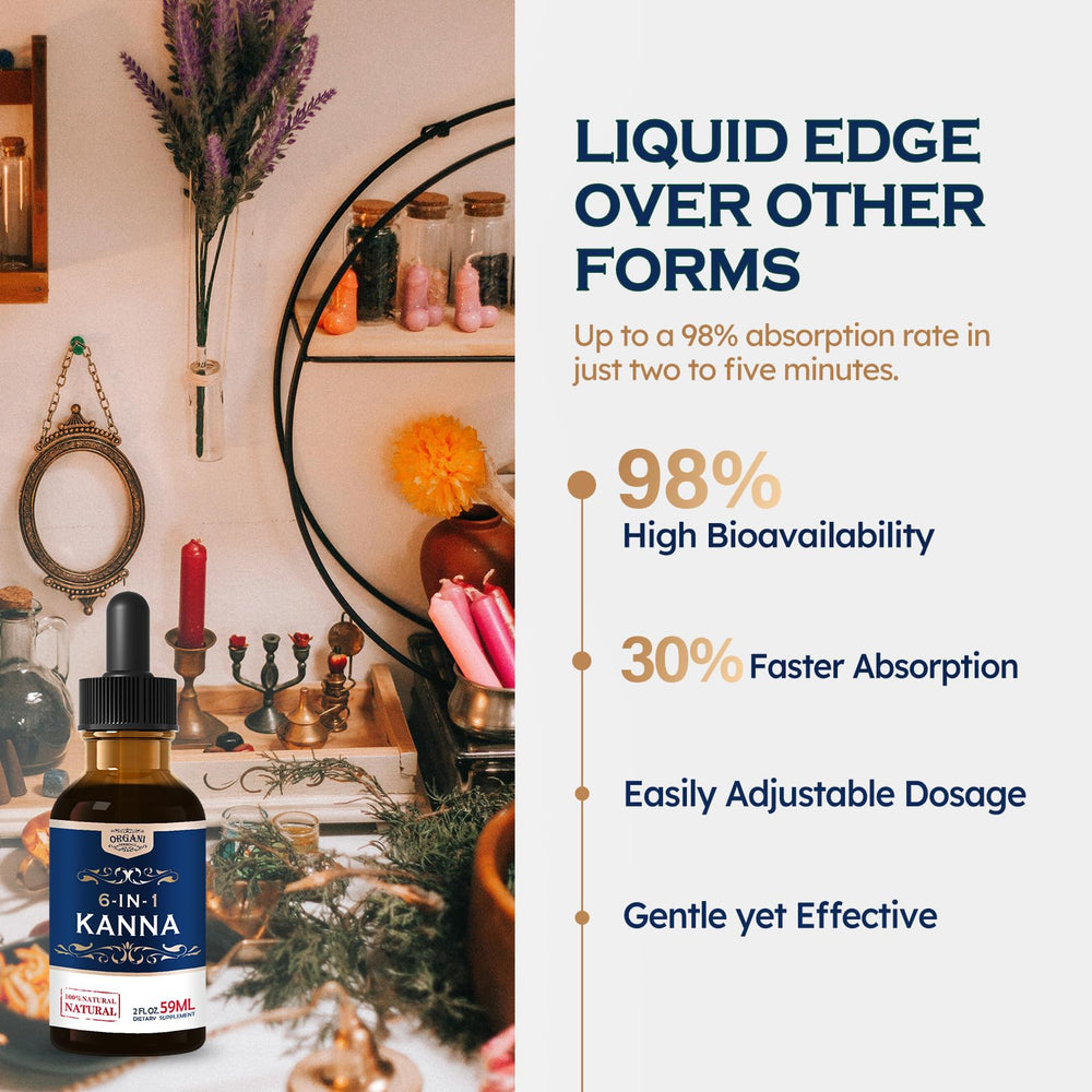 2oz bottle label highlighting 6-in-1 formula