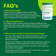 Lifestyle shot: collagen supplement added to a glass