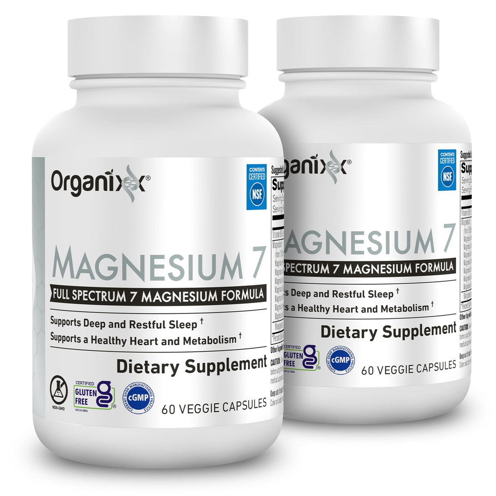 Bottle of Organixx Magnesium Glycinate supplement