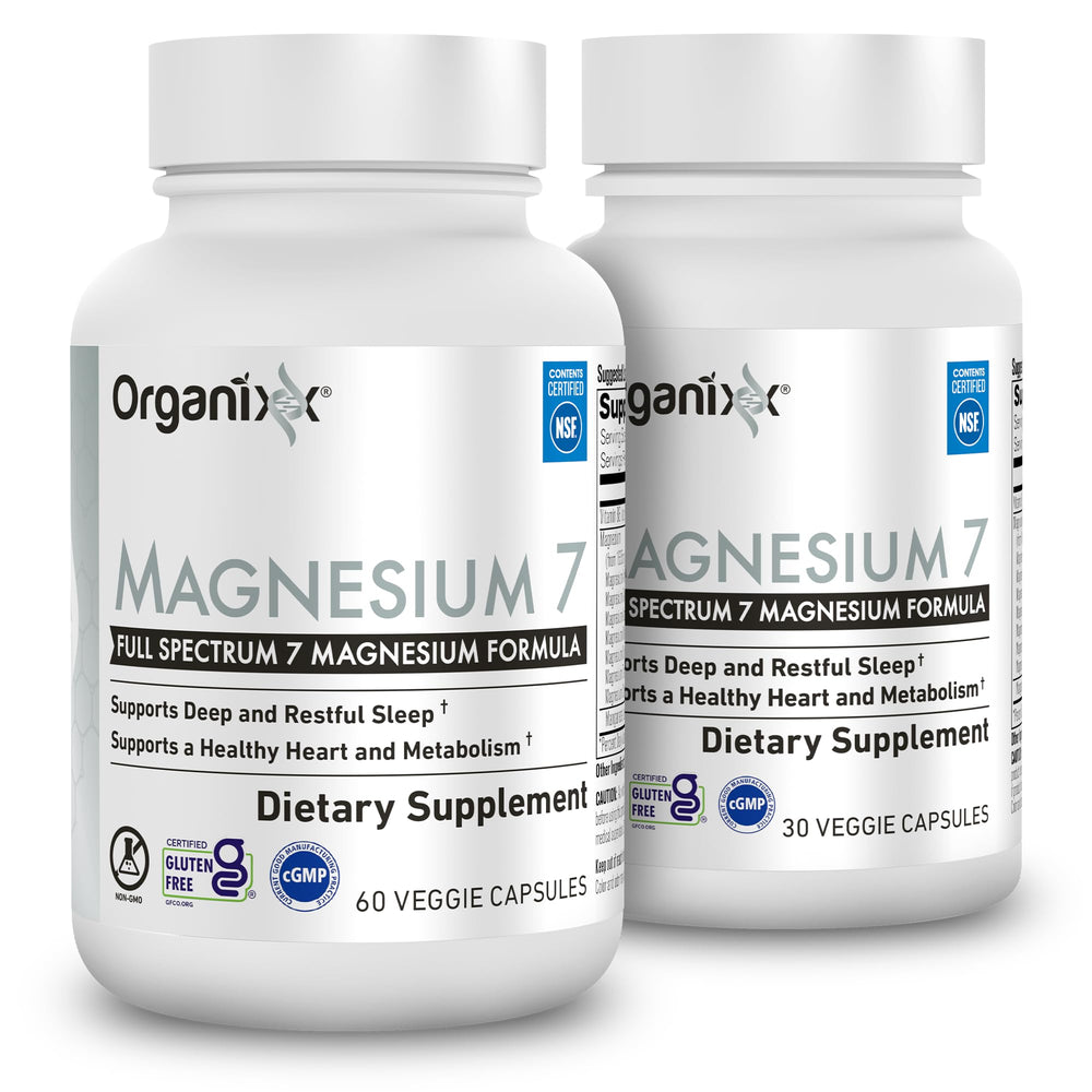 Organixx Magnesium Glycinate bottle on a white background