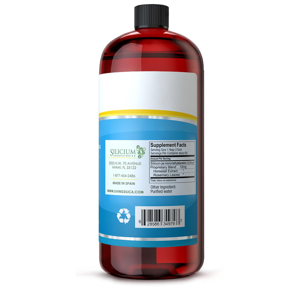 Orgono Living Silica Siliplant capsules designed for easy daily intake.