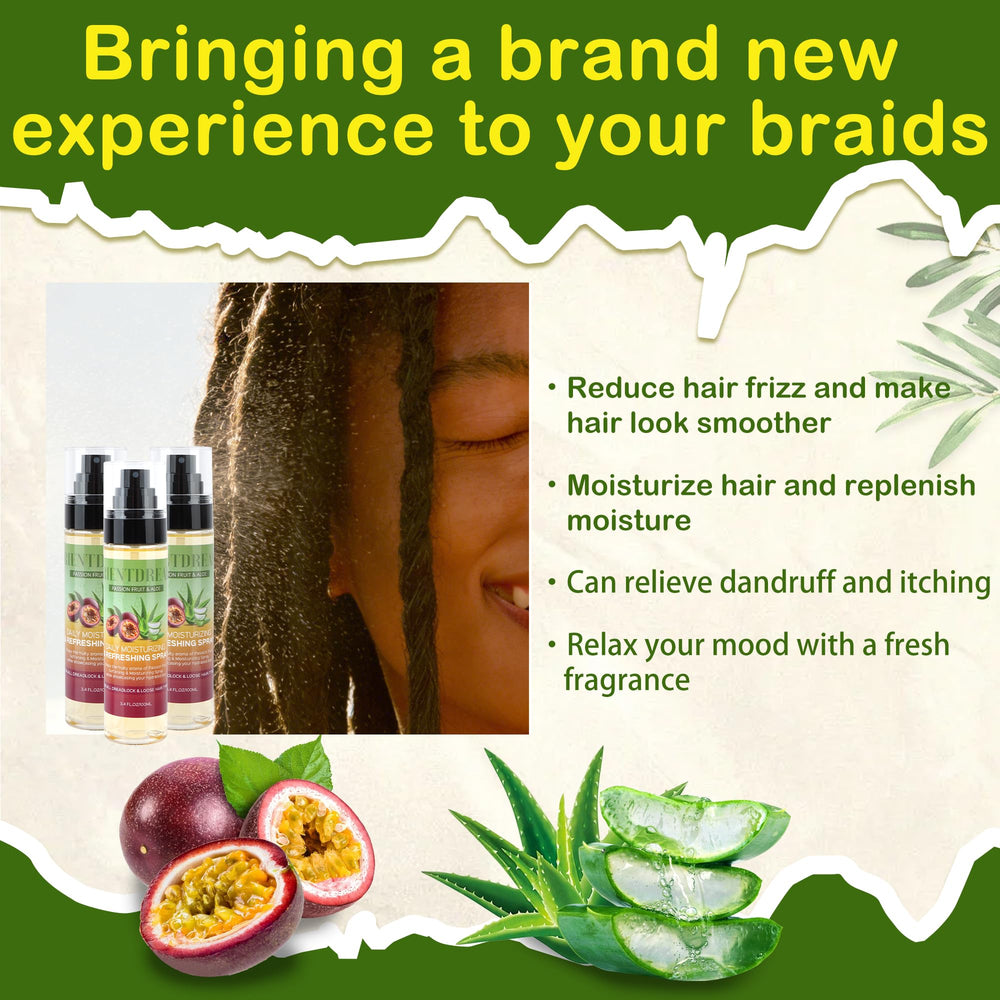 Orientdreads Multi-Use Beauty Mist shown for setting and refreshing hair