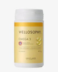 Oriflame Sweden Wellness Omega-3 Complete Natural Food Supplement bottle – 60 capsules