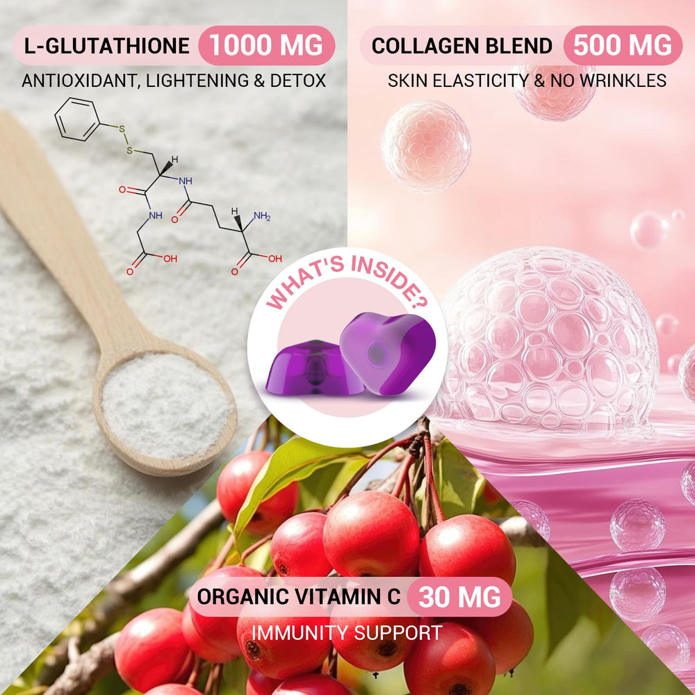 Orinthalixium glutathione gummies close-up featuring dragon fruit flavor