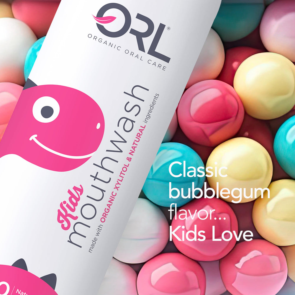 Plant-based ingredients of ORL Kids mouthwash