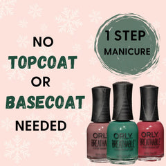 Orly Breathable Loose Threads Fleece to Meet You swatch shows a dusty fall color, ideal for quick manicure updates.