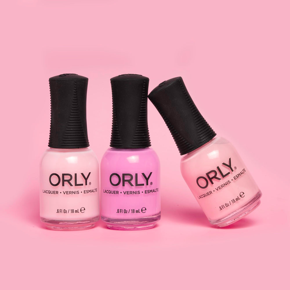 Orly Chip-resistant long-wear formula image emphasizes durable manicure.