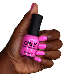 Orly Itll Always Be Pink bottle close-up shows bold pink shade.