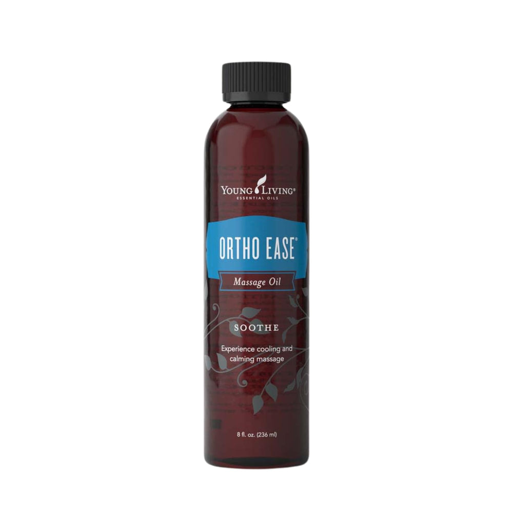 Ortho Ease Massage Oil 8 oz bottle featuring Peppermint, Lavender and Copaiba