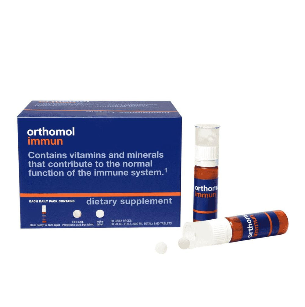 Orthomol Immun Vial daily pack setup