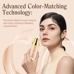 O.SECERT Color Changing Foundation daily-use display suggests easy hydration and coverage.