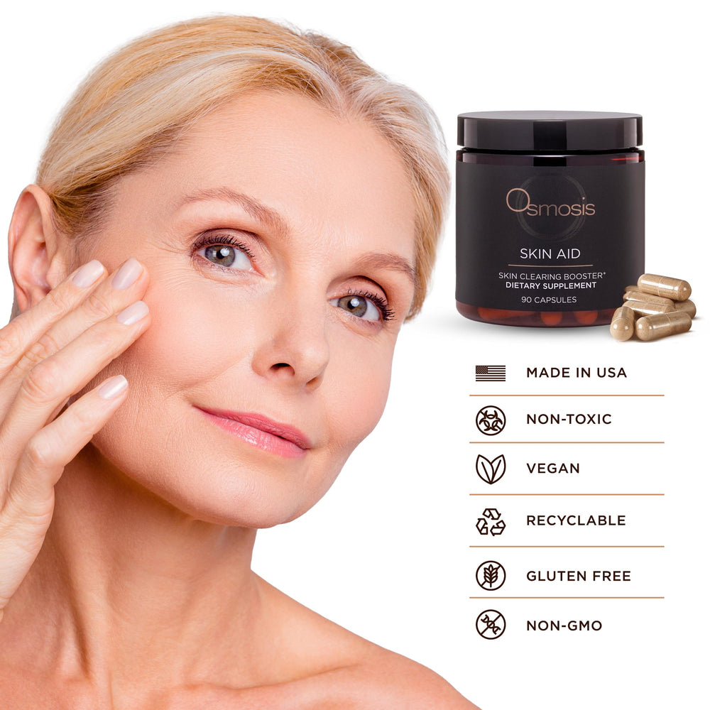 Illustration of skin health and microbiome balance