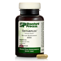 Standard Process Ostarplex bottle 90 capsules on white background