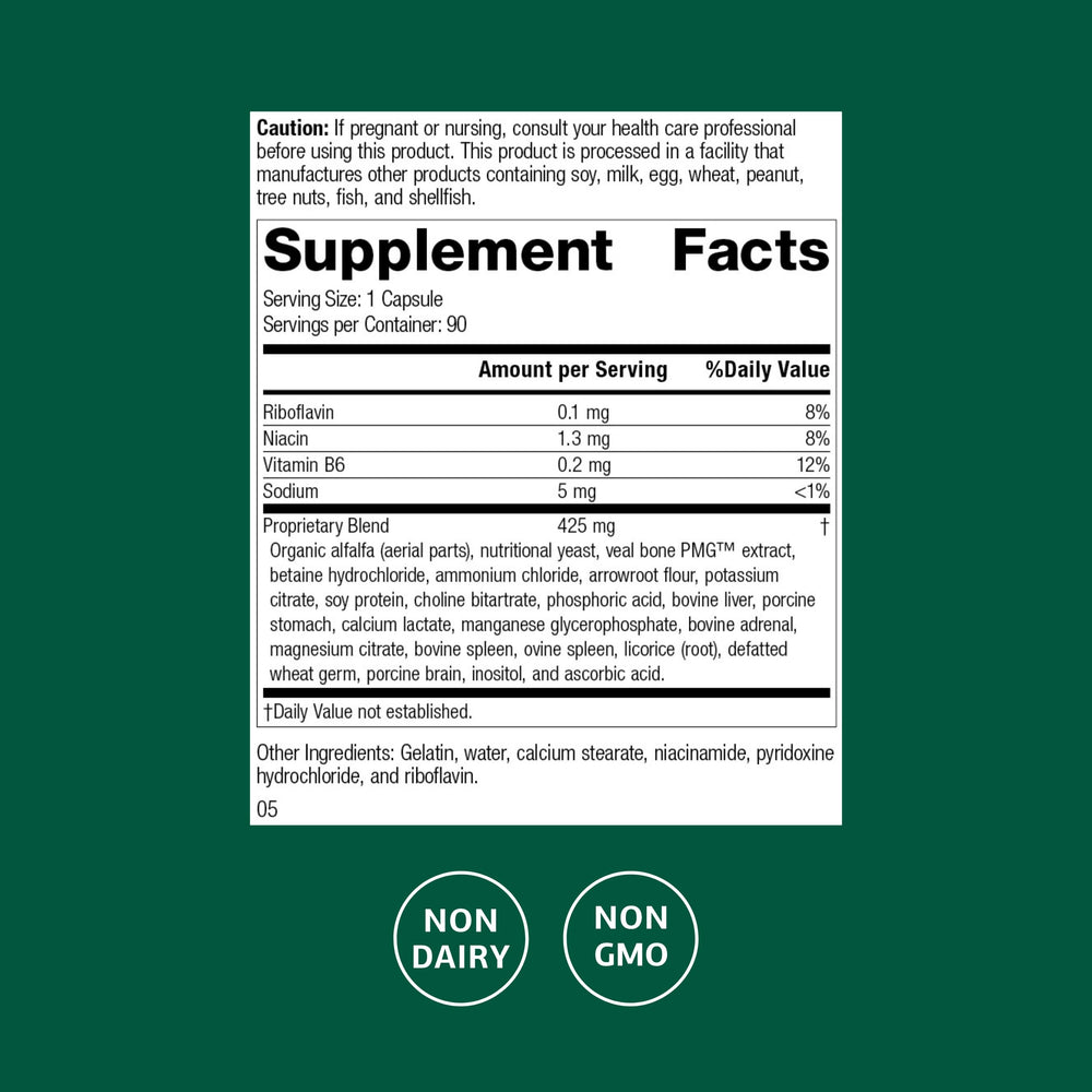 Ostarplex supplement facts panel