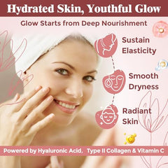 Hyaluronic acid and skin hydration concept