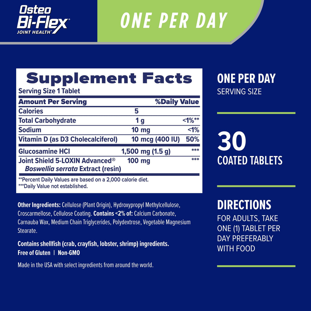 Osteo Bi-Flex glucosamine joint health tablet