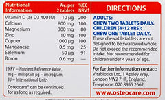 Nutrients calcium magnesium vitamin D3 for bone health illustration