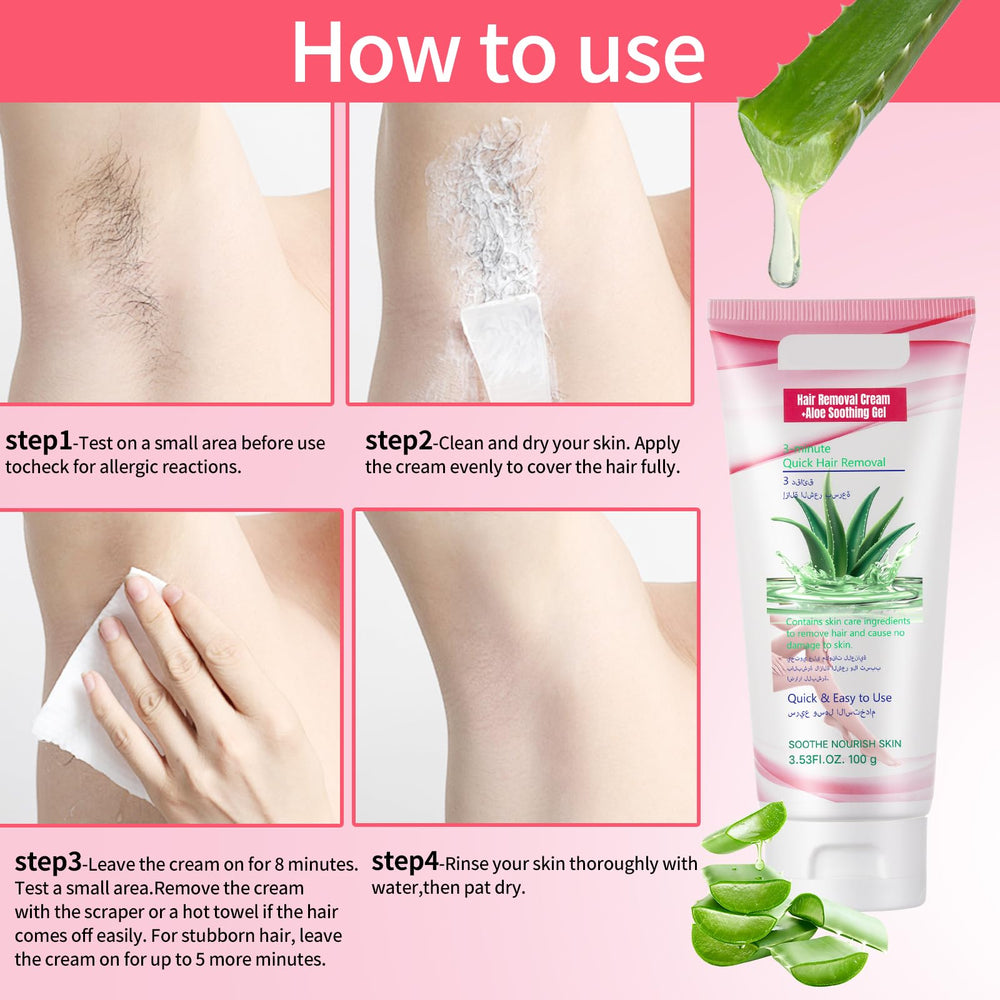 OUPEICHARM underarms area during depilation prep