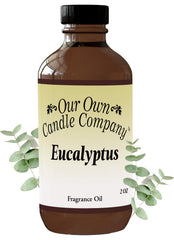Our Own Candle Company Eucalyptus Diffuser Oil 2oz bottle close-up