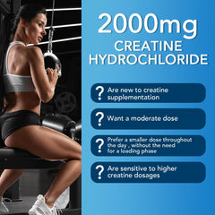 Blueberry-flavored Creatine HCL gummies close-up