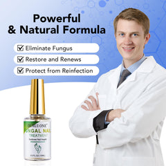 ourui one nails before-after shows potential improvement with fungus treatment