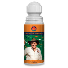 Roll-on applicator tip dispensing oil