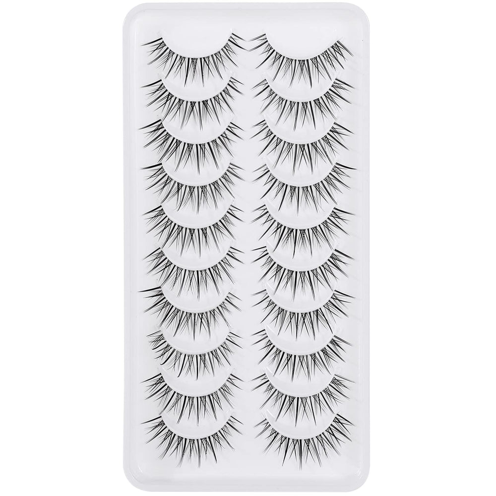 outopen manga lashes 10-pairs pack shown ready for gifting