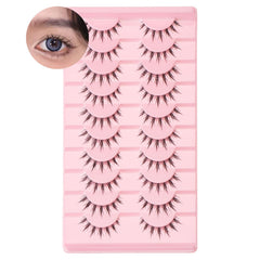 Outopen Asian-style cosplay lashes for bold daily glam.