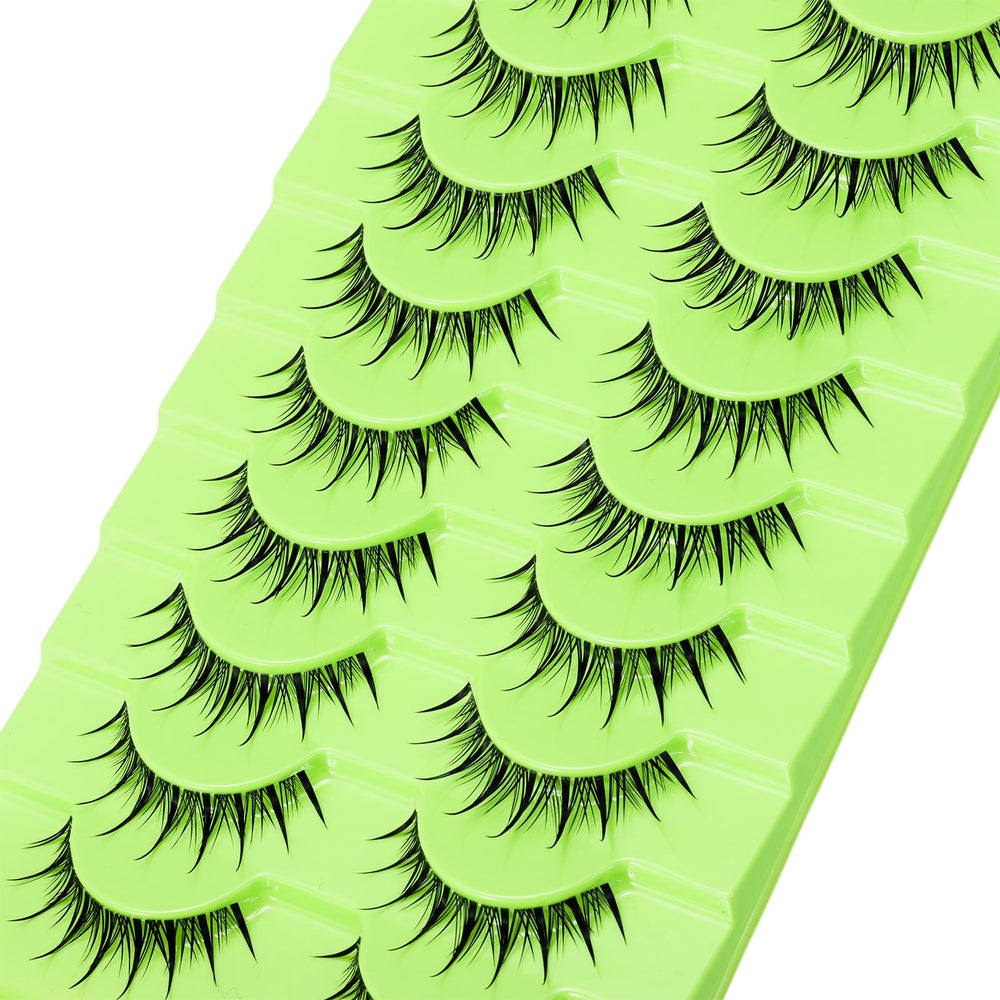 outopen wet-look lashes create a doll-like impact without heavy makeup