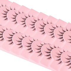 Outopen reusable manga lashes suitable for multiple wearings.