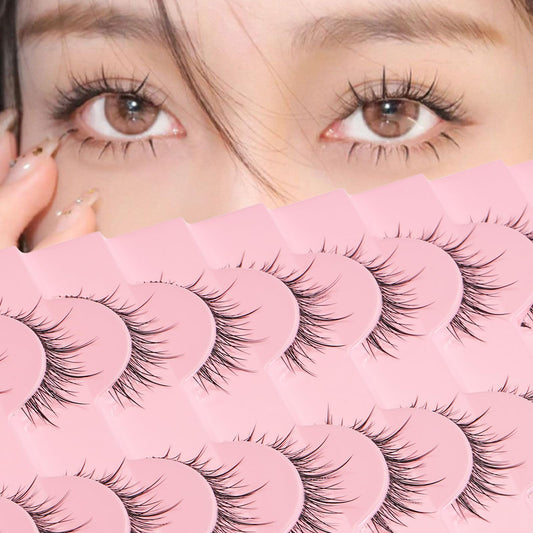 Outopen Manga Lashes with spiky wispy ends for bold anime look.