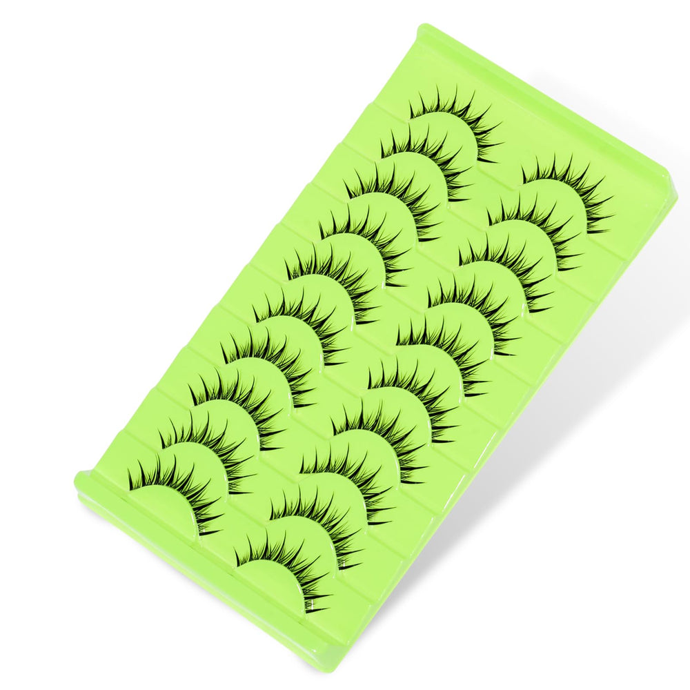 outopen clear-band manga lashes enhance eye definition during anime cosplay and events