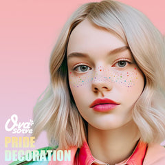 Ovasorve Pride Heart Freckles remain waterproof during events