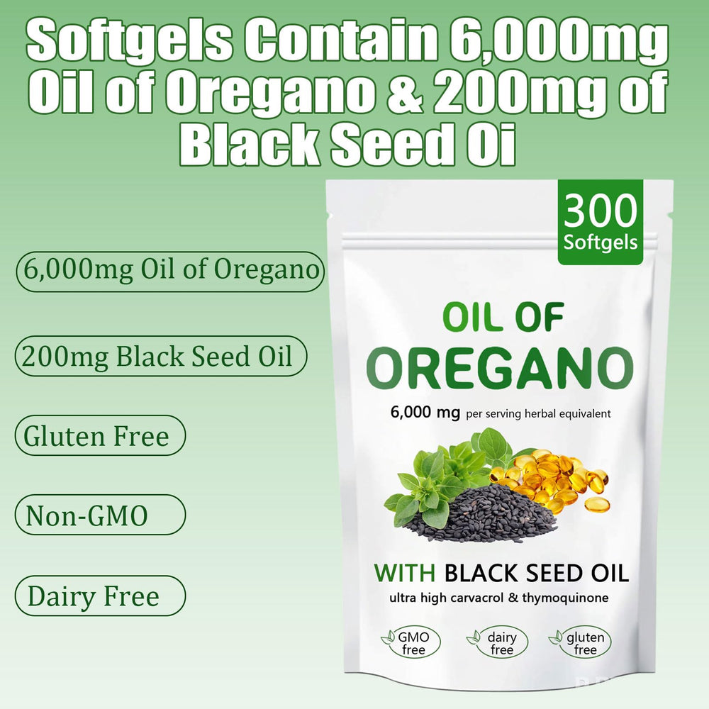 Non-GMO gluten-free oregano oil capsules