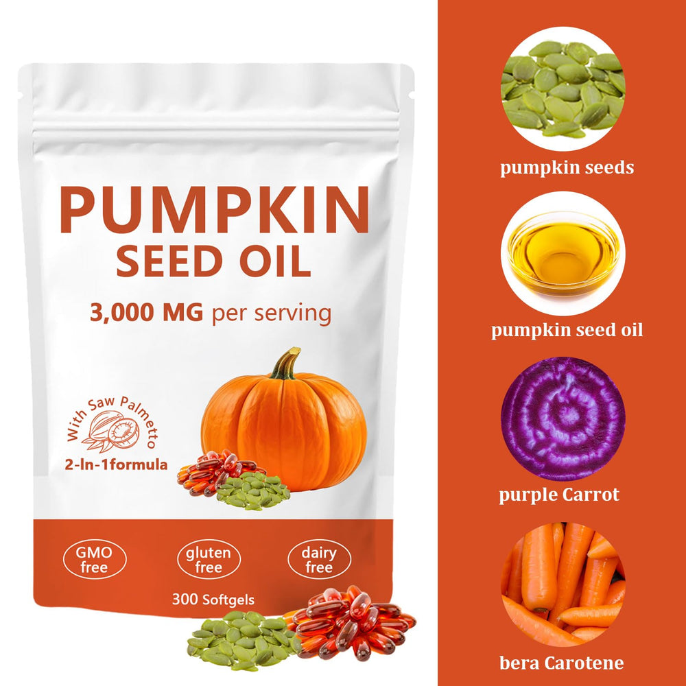 Ovela Pumpkin Seed Oil Capsules for Hair and Skin - product image
