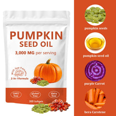 Ovela Pumpkin Seed Oil Capsules for Hair and Skin - product image