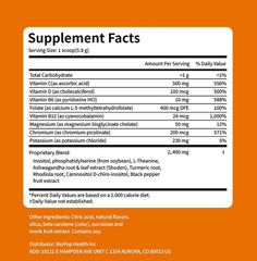 oviaapo Cortisol Drink Powder packaging box highlights convenient on-the-go use.