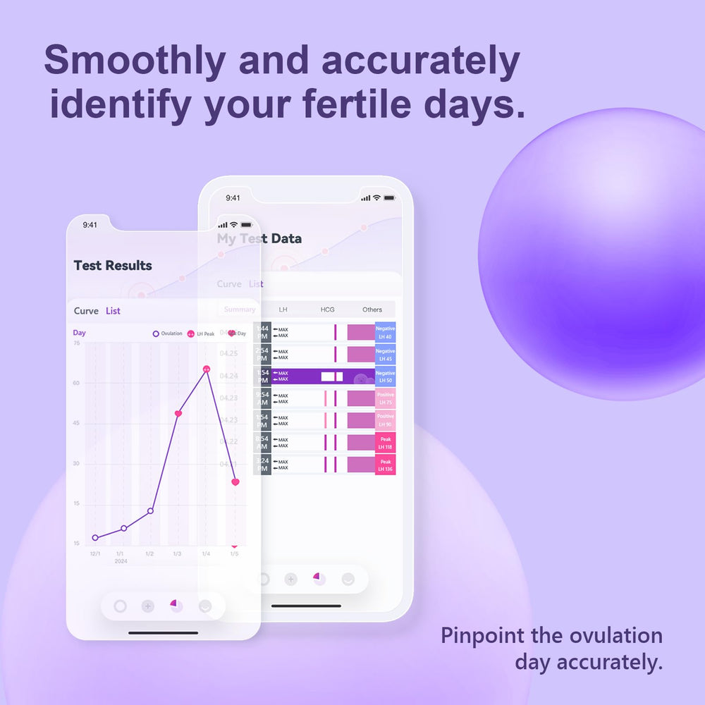 OvaMate app compatible with iOS and Android