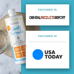 Unflavored mouthwash emphasizing no mint or sweeteners