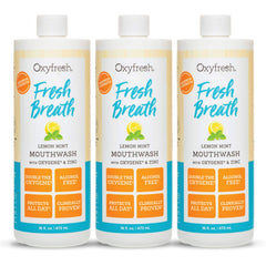 Hero image of Oxyfresh Lemon Mint Mouthwash 3-pack