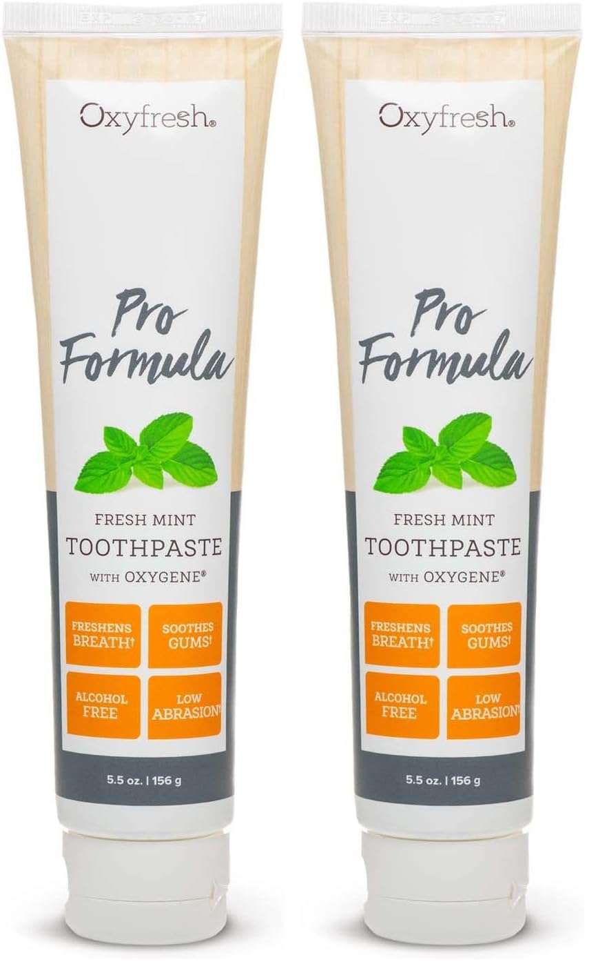 Oxyfresh Pro Formula Fresh Mint Toothpaste – front of pack with branding