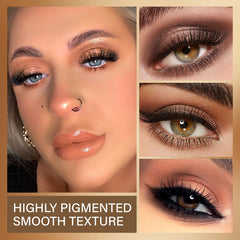 oygcee nude neutral palette swatches display 25 shades for versatile styling.
