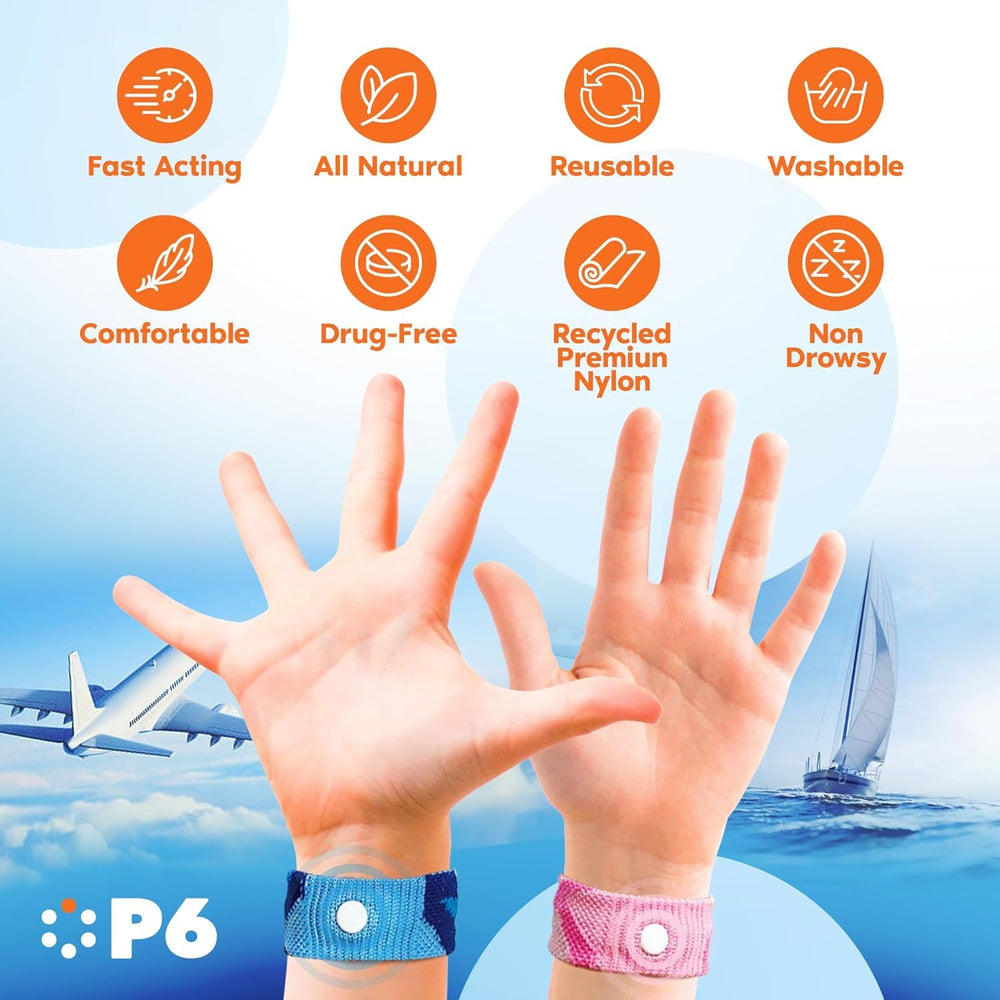 P6 pack ready for travel featuring two colors for kids.