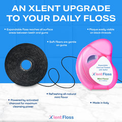 Pack of two 50 m floss containers