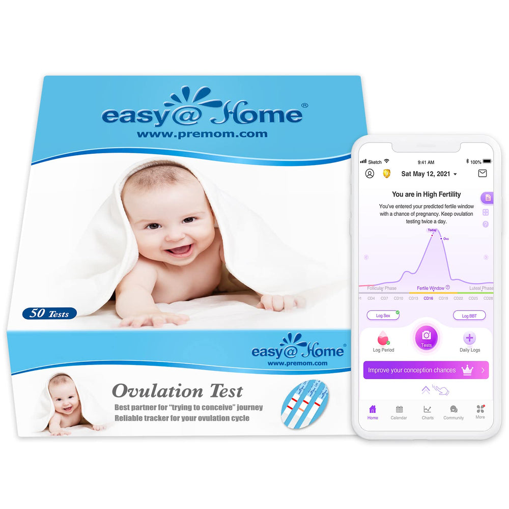 Product package contents displaying 50 tests